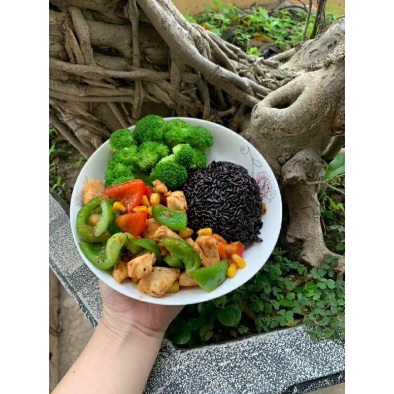 ( 1kg) Gạo lứt đen Điện Biên mềm dẻo