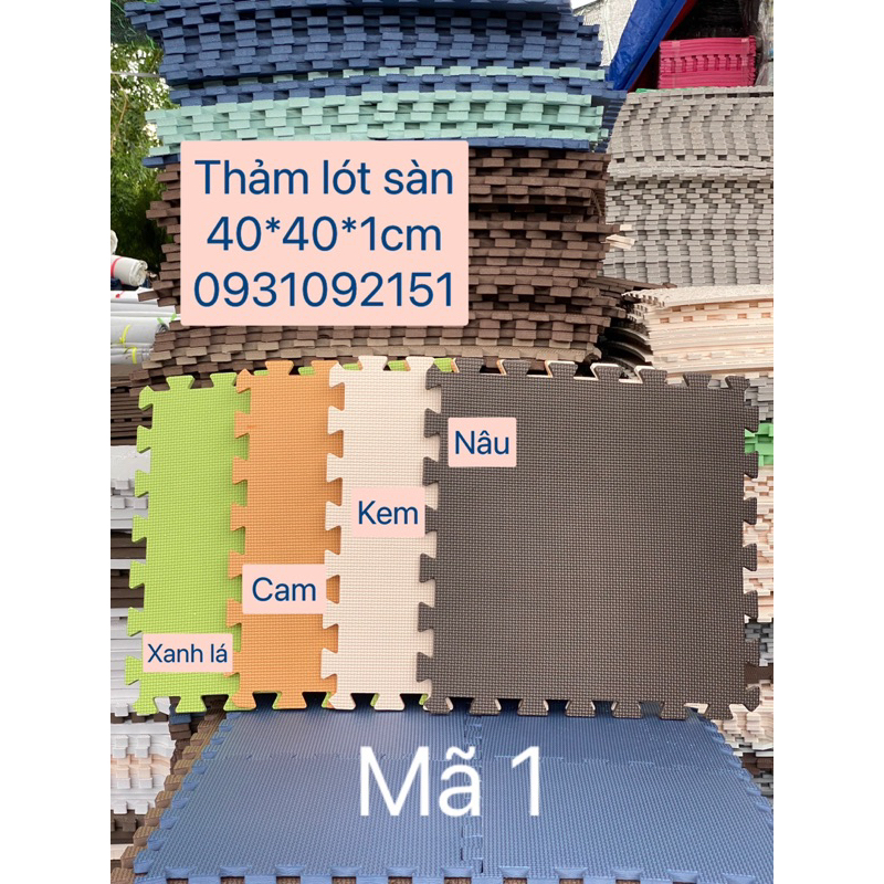 Thảm lót sàn 40*40*1cm 7k/1 tấm