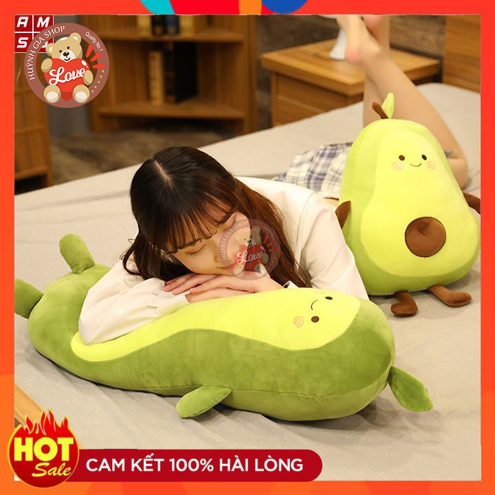 [HCM] [CAO CAP]Thú bông trái bơ có mền cute_dễ thương