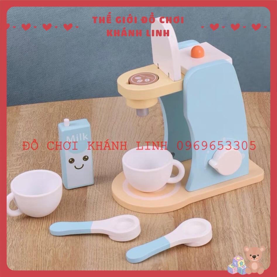 SET 6 MÓN ĐỒ CHƠI NHÀ BẾP BẰNG GỖ CHO BÉ