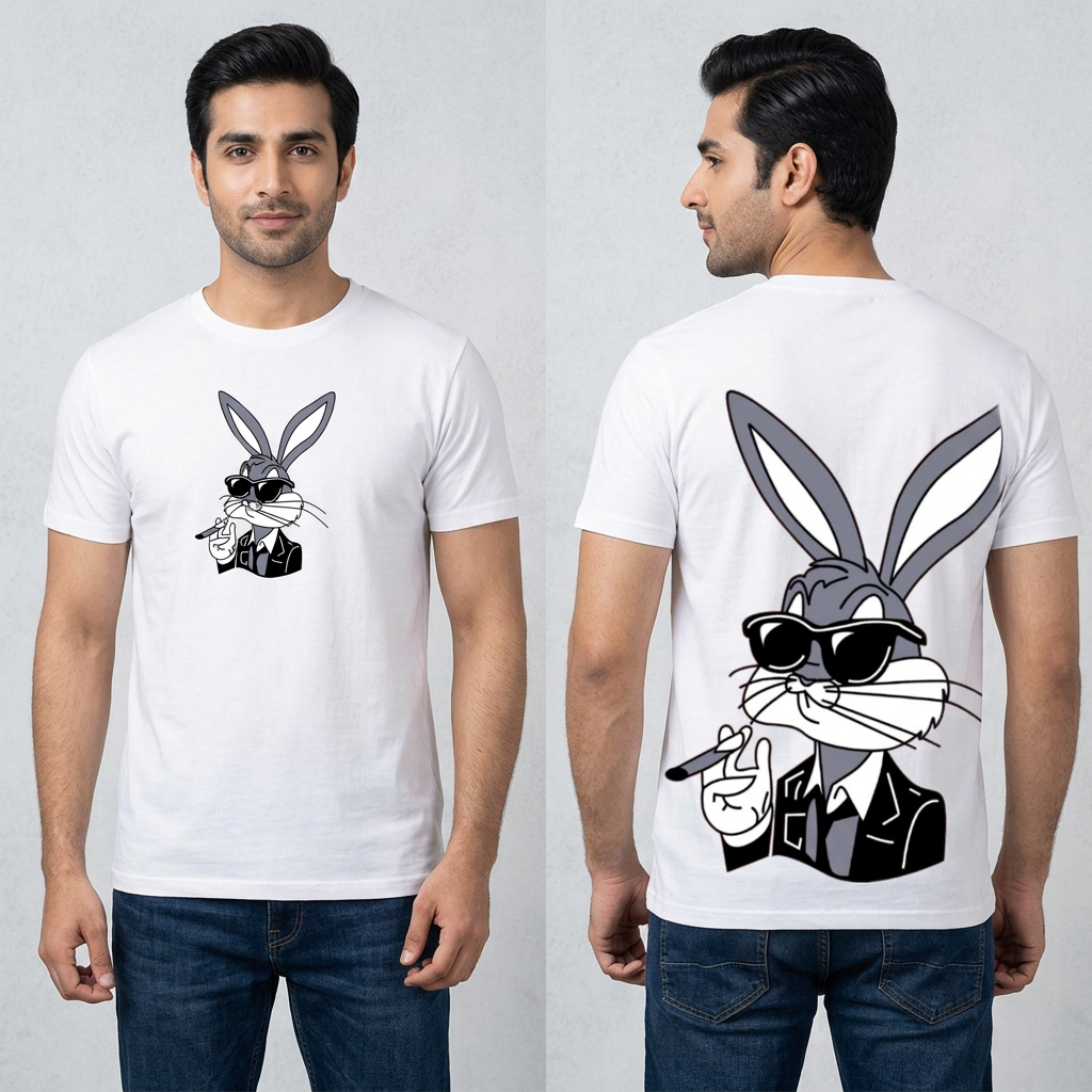 Cf Bunny Printed t shirt For Men/boys Summer Collection
