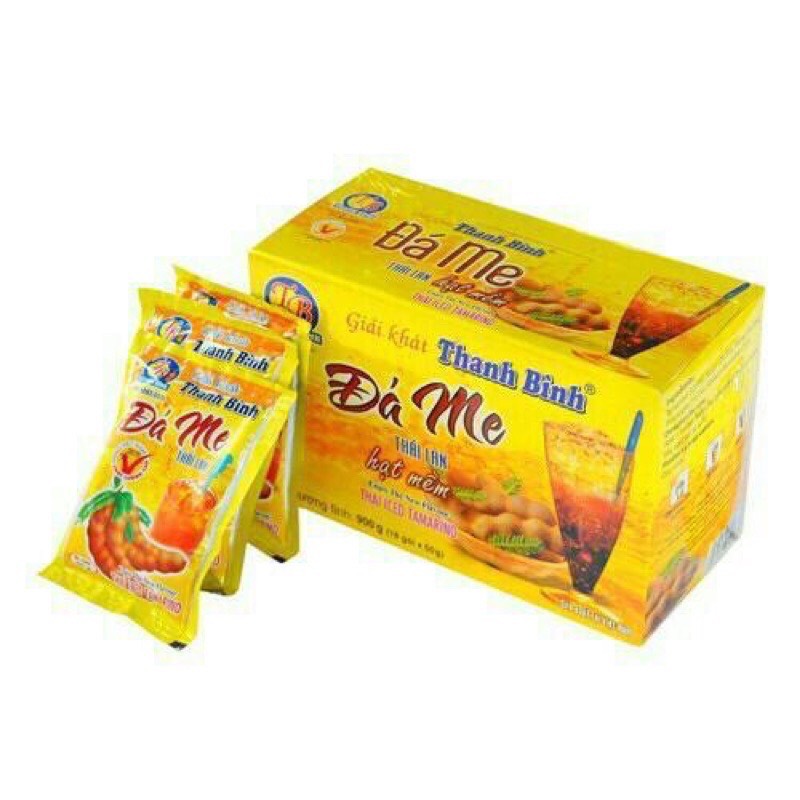 Đá me hạt mềm Thanh Bình- đồ ăn vặt - Hộp giấy 900g