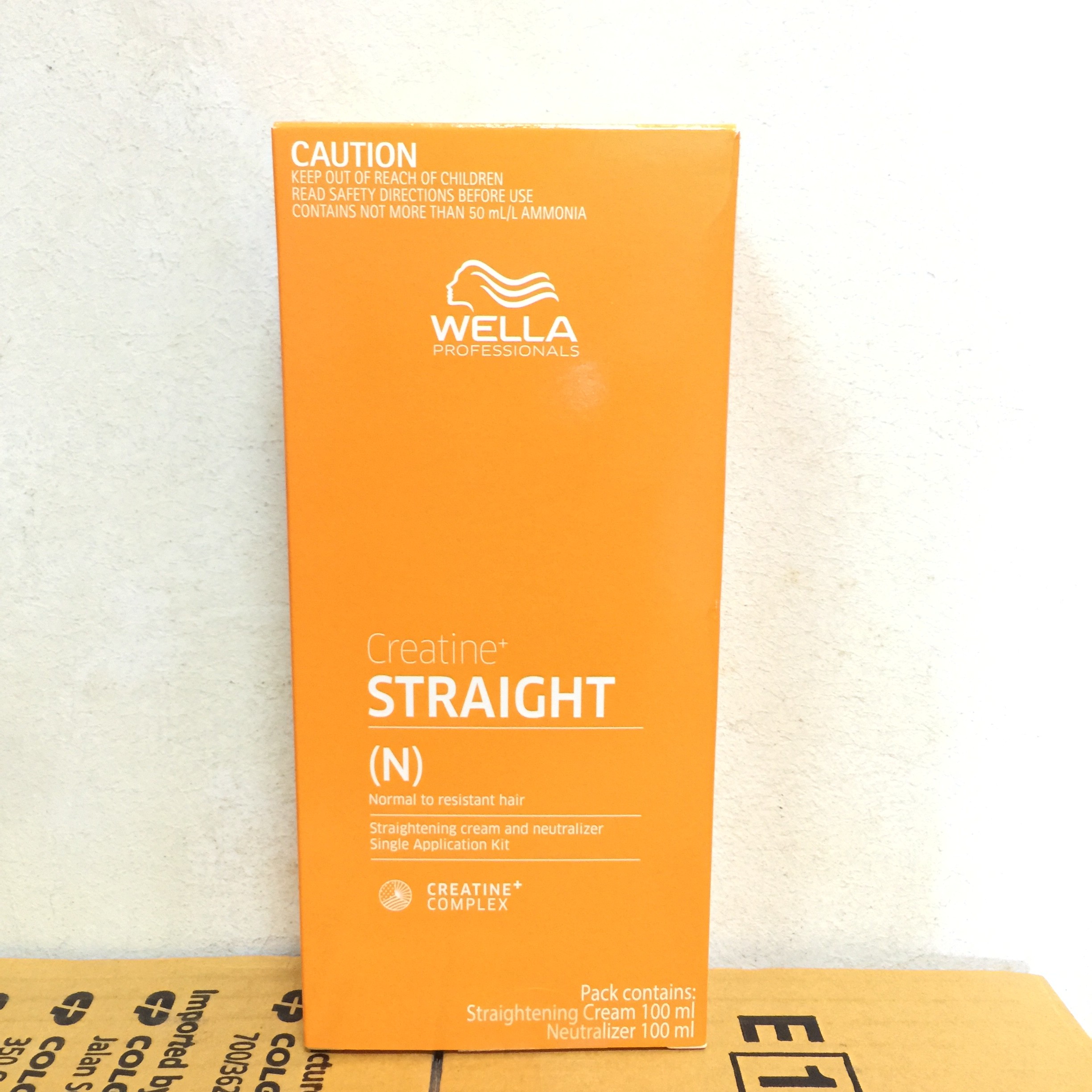 wella professionals straightening cream and neutralizer