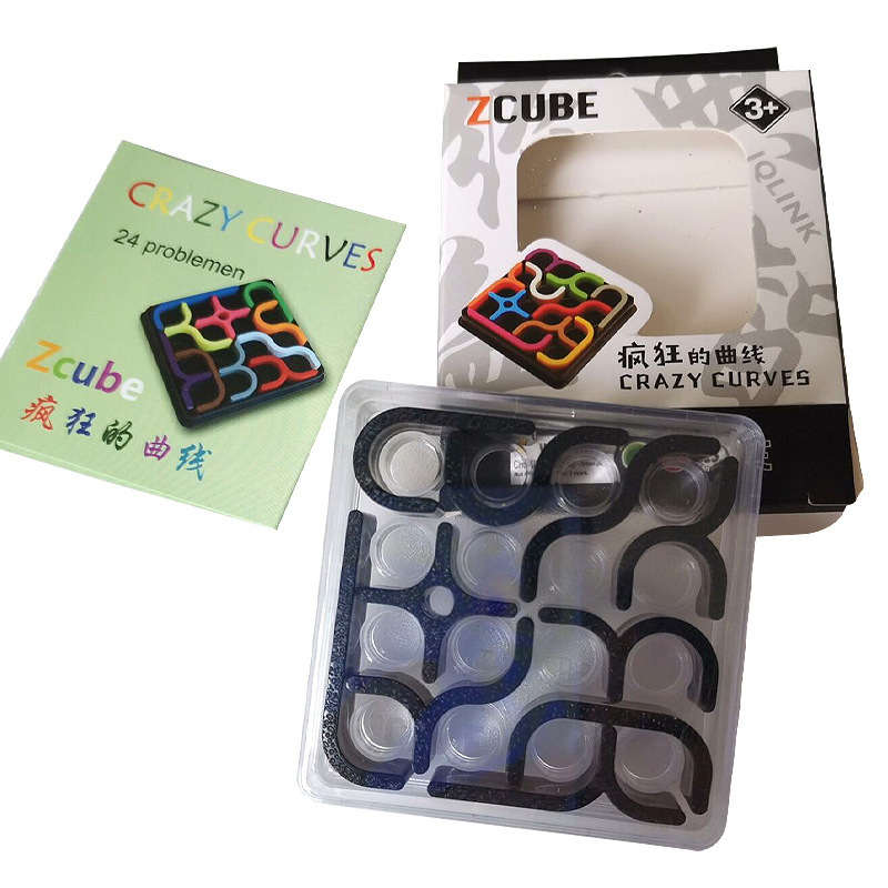 Puzzle CRAZY CURVES Crazy Curve Intelligence Toy
