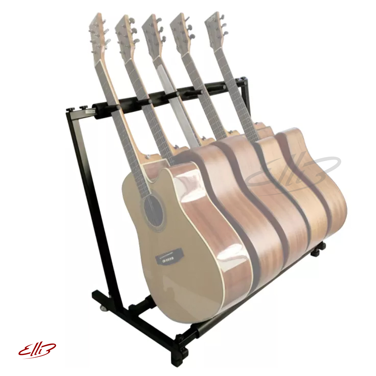 Chân để đàn 5 ngăn - Giá để 5 cây đàn guitar cao cấp (sắt sơn tĩnh điện)