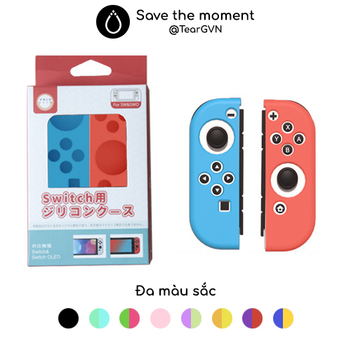 Bọc Silicone mềm mịn Akitomo cho Joy-con Nintendo Switch OLED / Switch 1