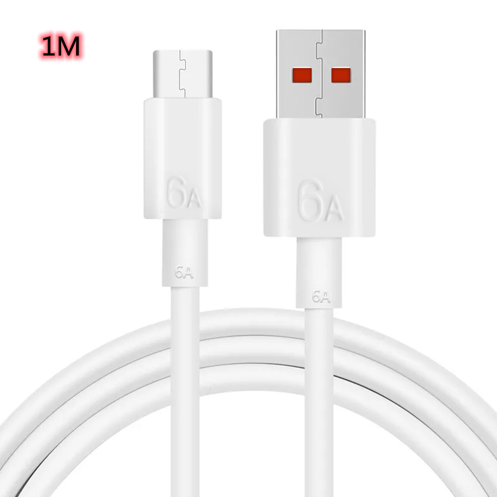 2m huawei 66w 65w 6a super charging cable fast usb type-c charging cable for oppo vivo xiaomi redmi