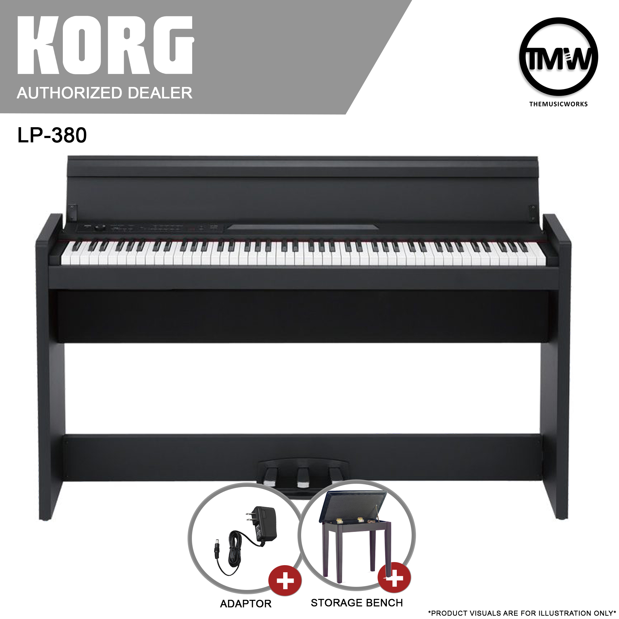 Limited Stocks Korg Lp 380u Black Rosewood Digital Electronic Piano 88 Weighted Keys Lp380 Keyboard Lp 380 Lp 380 Musical Electric Instrument Absolute Piano The Music Works Store Lazada Singapore