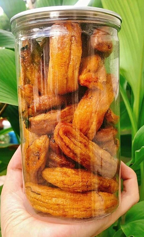 Chuối sấy dẻo Đà Lạt - lon 500 gr -Đảm bảo chất lượng