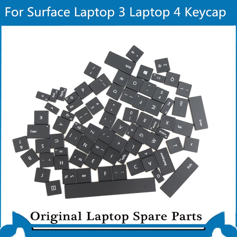 Original us key cap for surface laptop 3 4 1868 keycap english black