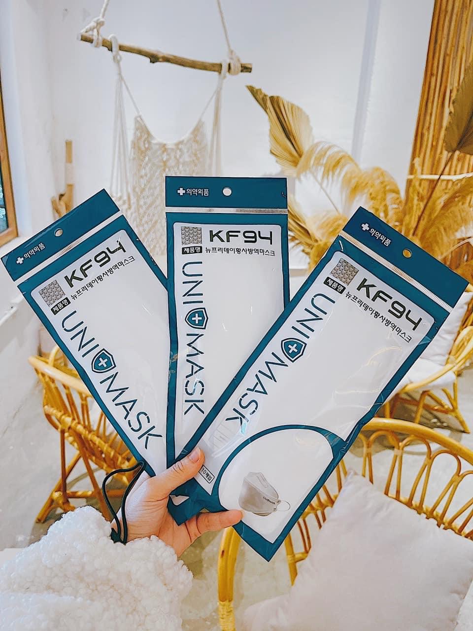 set 50 chiếc khẩu trang4D KF94 Unimask kháng khuẩn cao cấp