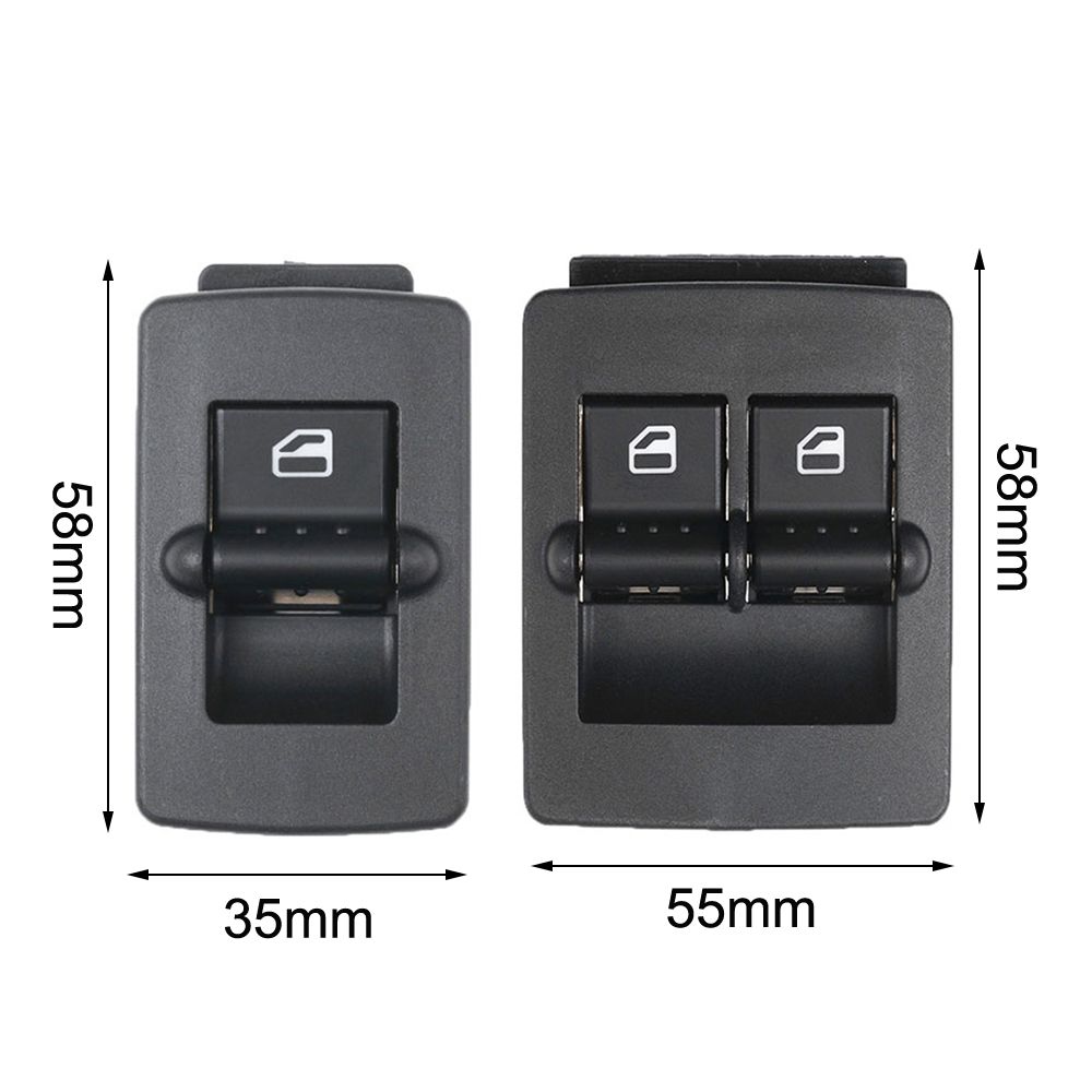 Car Electric Power Master Window Control Switch Driver Side Passenger Side For VW For Beetle 1998-2010 1C0959527A 1C0959855A Switches