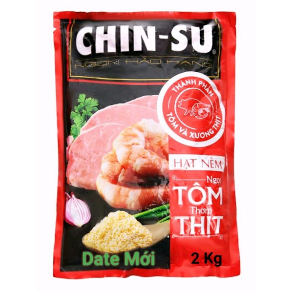 Hạt nêm ChinSu 1kg8 Ngọt Tôm Thơm Thịt (DATE MỚI)