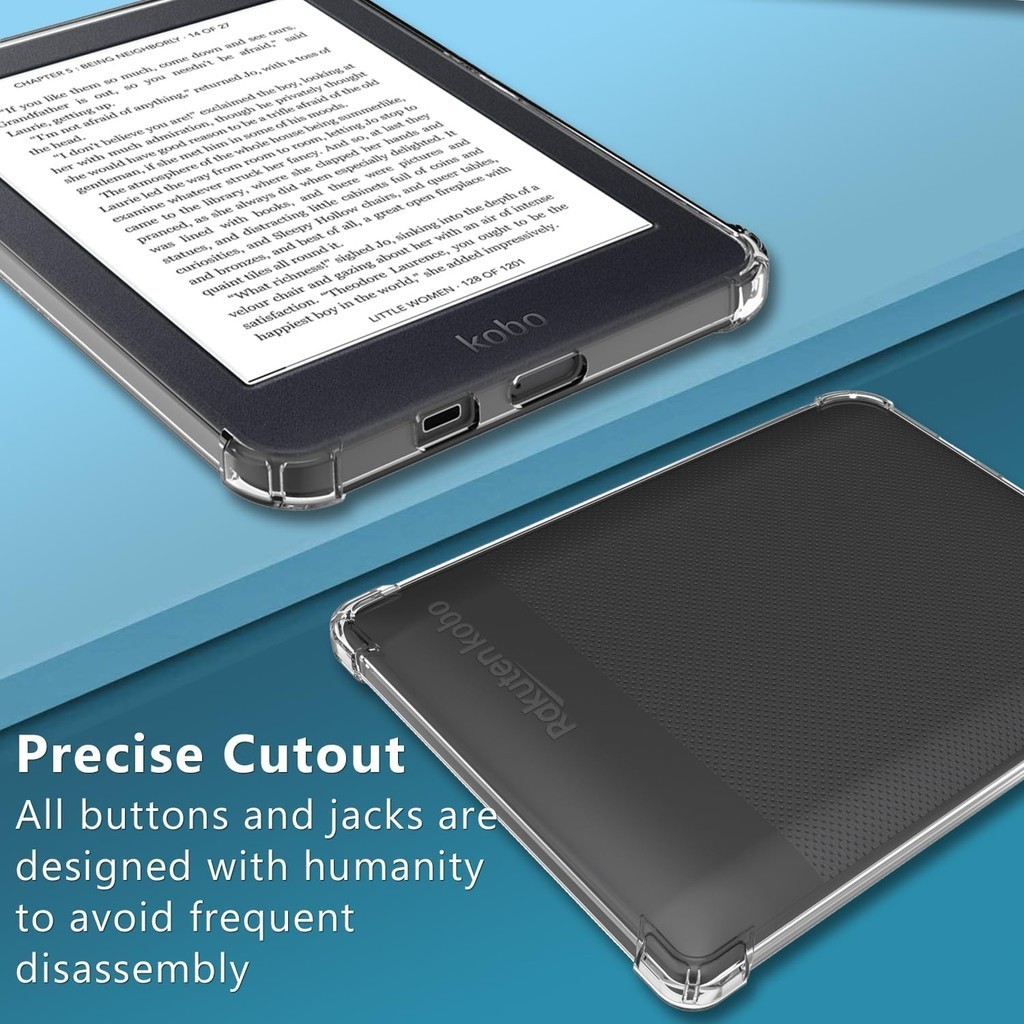 Ốp Lưng Silicone Kobo Clara HD, Case Máy Đọc Sách Kobo Clara HD