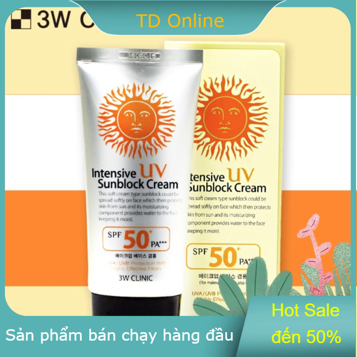 [HCM]Kem Chống Nắng 3W Clinic Intensive UV