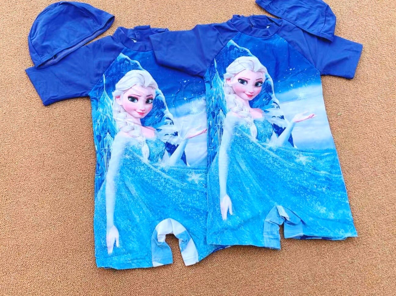 Bộ bơi liền Elsa size 3-7y