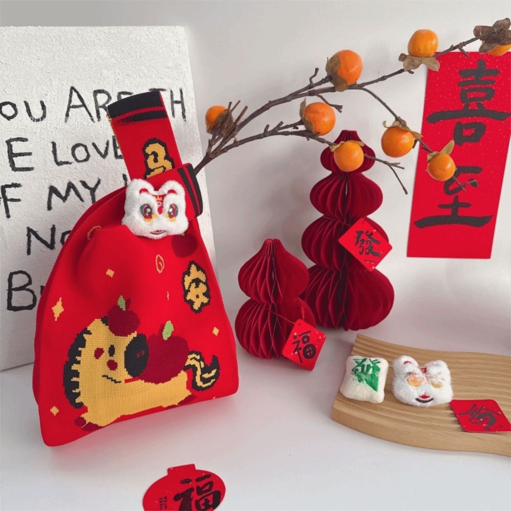 Portable%202026%20Year%20of%20the%20Horse%20Knot%20Wrist%20Bag%20Weave%20Handmade%20Tote%20Bag%20Gift%20Purse%20Reusable%20Wool%20Bucket%20Bag%20Shopping%20-%20Image%203