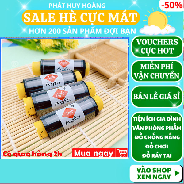 Combo 4 cuộn chỉ đen giá rẻ thông dụng, chỉ may quần áo màu đen nhỏ, cuộn chỉ thêu may bằng tay, kim chỉ đen may đồ loại bé, chỉ thêu áo quần siêu chắc, bộ chỉ đen vá đồ loại nhỏ rẻ, cuộn chỉ đa năng kèm kim, Phát Huy Hoàng