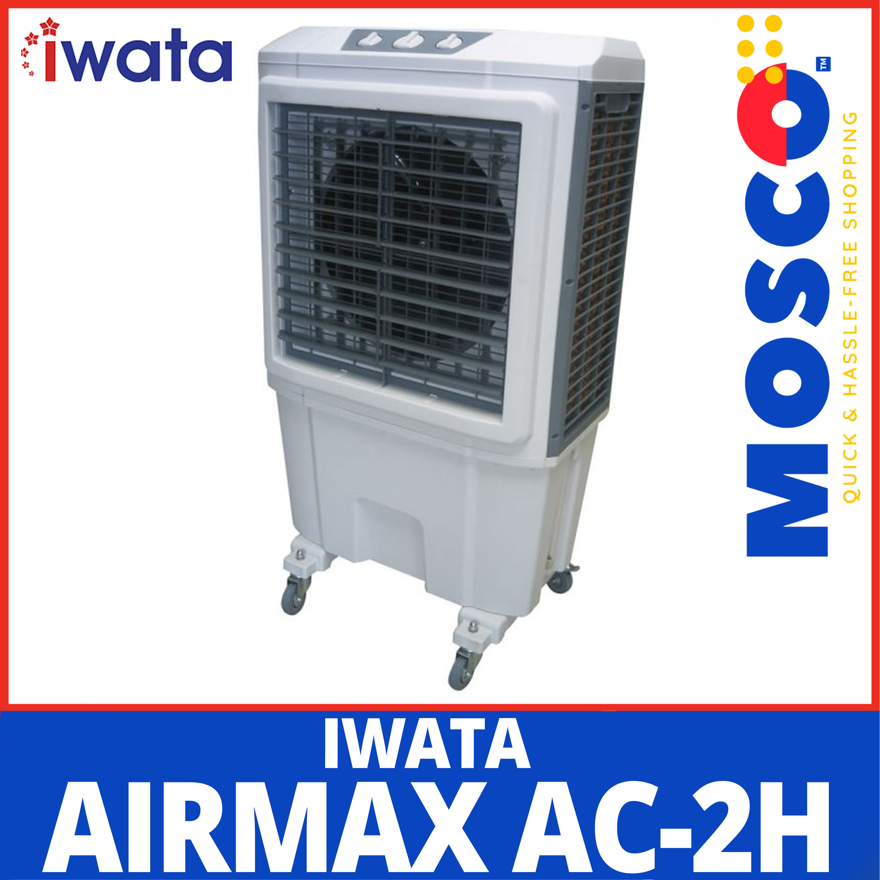Iwata Airmax AC2H l 4048 sq.m. Evaporative Air Cooler Lazada PH