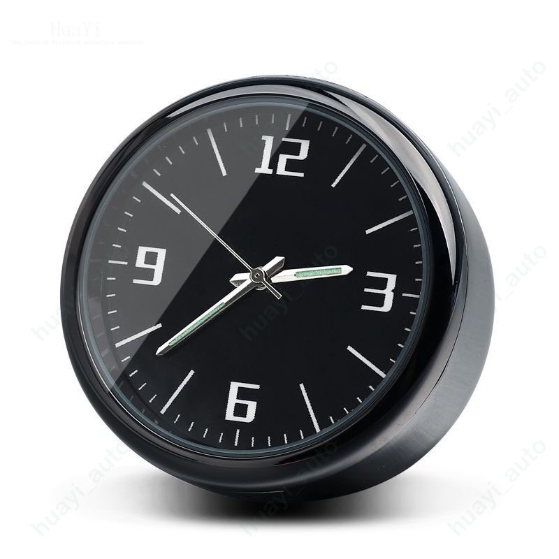 Luminous Mini Car Quartz Clock for Instrument Panel Air Outlet Any Sticker for Mg ZS GT HS 5 Car Accessories