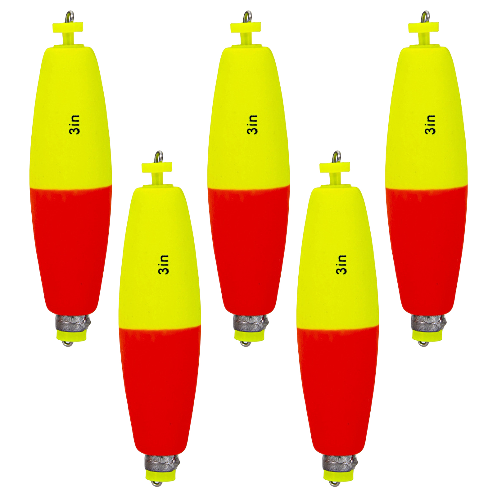 Honrane 5Pcs Fishing Foam Float Bright Color Large Buoyancy Slim