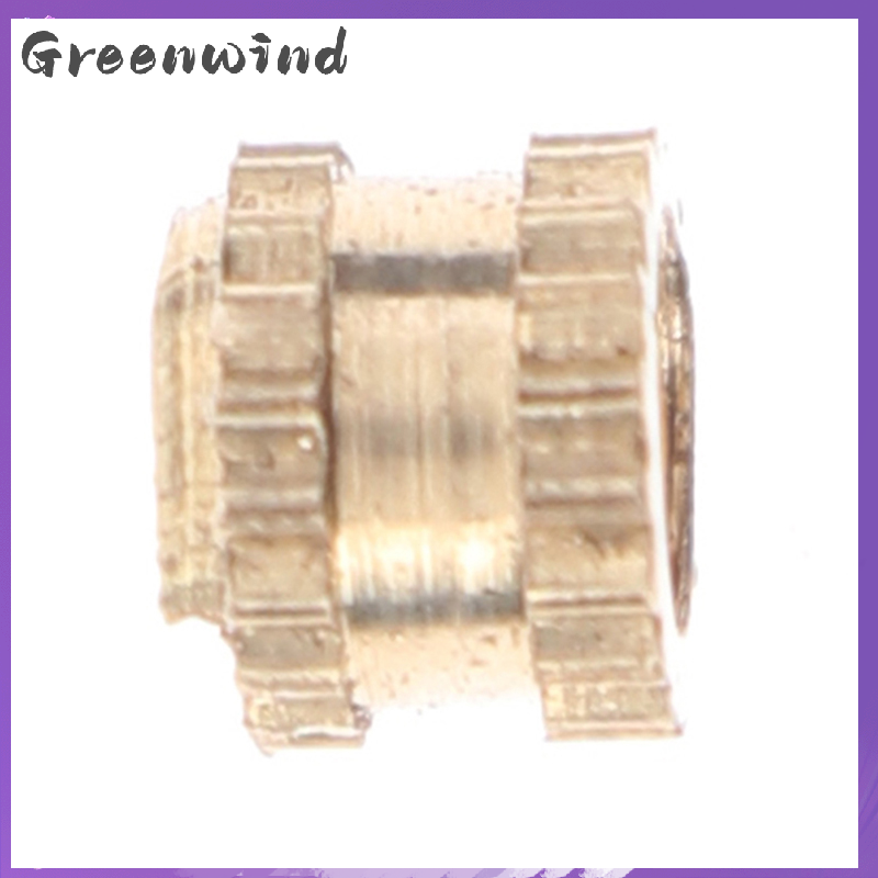 【Greenwind】 100pcs M3 hạt ép phun ren có khía bằng đồng thau chèn hạt