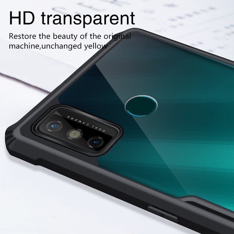 itel A50C Phone Case for Itel P65 RS4 P55 4G 5G A50 A70 A60 A60s A05s S24 S23 S23+ S18 Pro Vision 5 Transparent Shockproof Phone Casing Armor Acrylic Soft TPU Anti-fall Back Cover. 