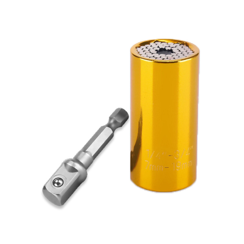 Đa năng tay Áo đa chức năng Ratchet 7-19 bộ ba món 3/8 thanh nới rộng hợp kim luofan thép ma thuật vỏ bọc vô lăng