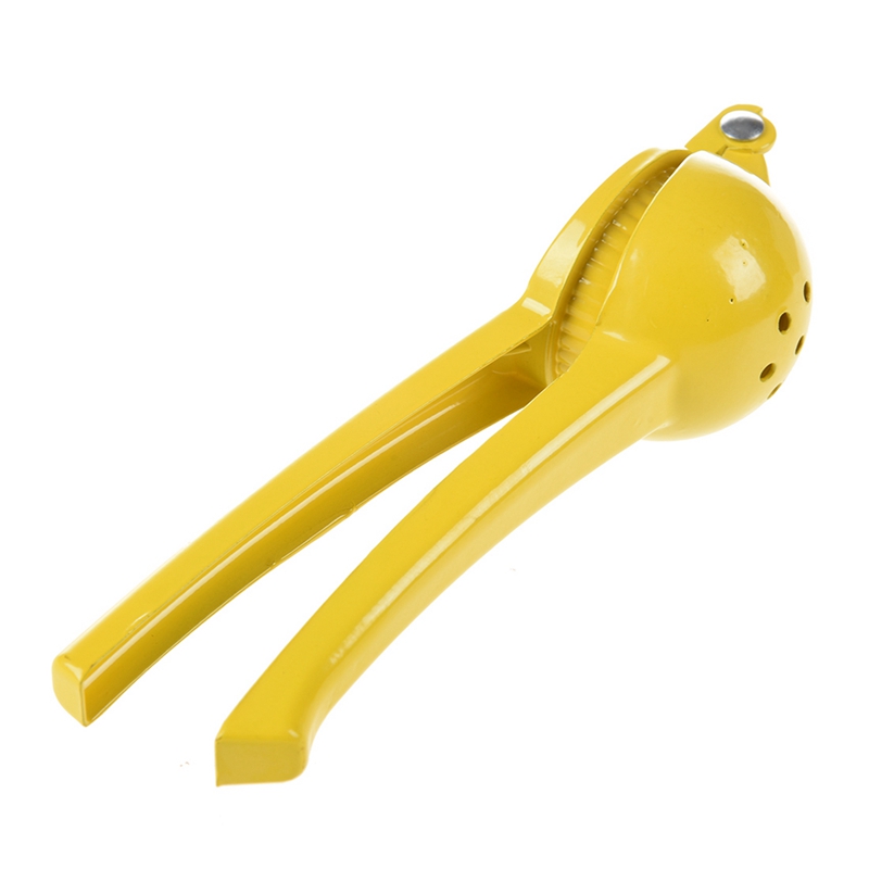 2X Yellow Lemon Squeezer - Metal