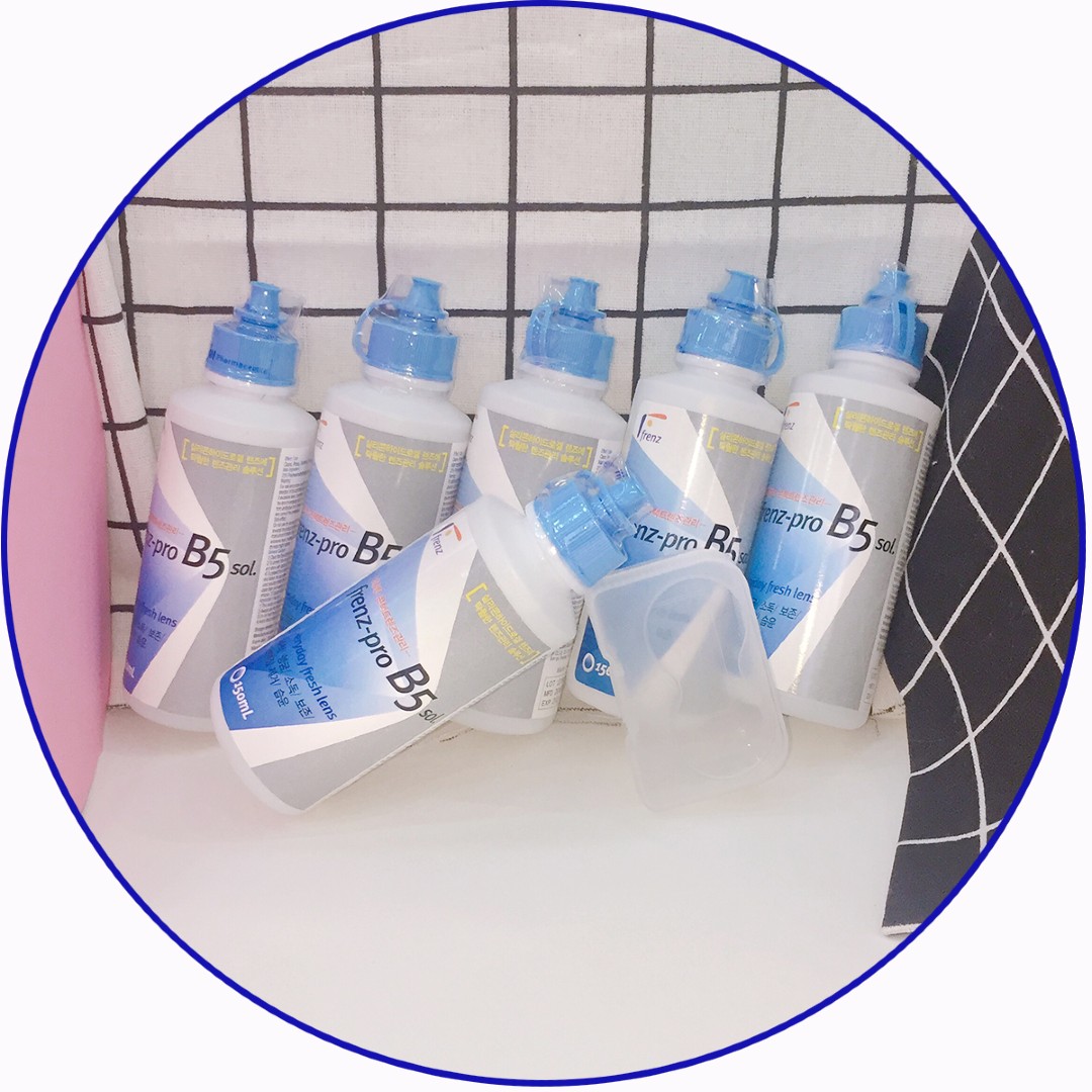 Nước ngâm lens frenz pro b5 hàn quốc 150ml & 350ml