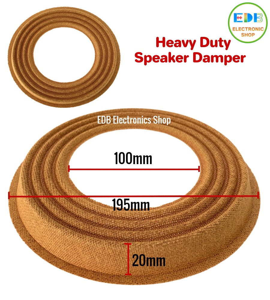 Speaker Damper 195mm x 20mm / Replacement Speaker Spider Heavy Duty