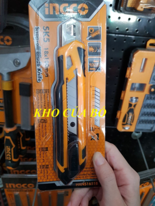 Dao rọc giấy 173mm ingco hkns16518