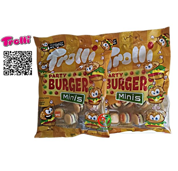 Kẹo dẻo Trolli (nhiều vị) gói 77g tới 230g