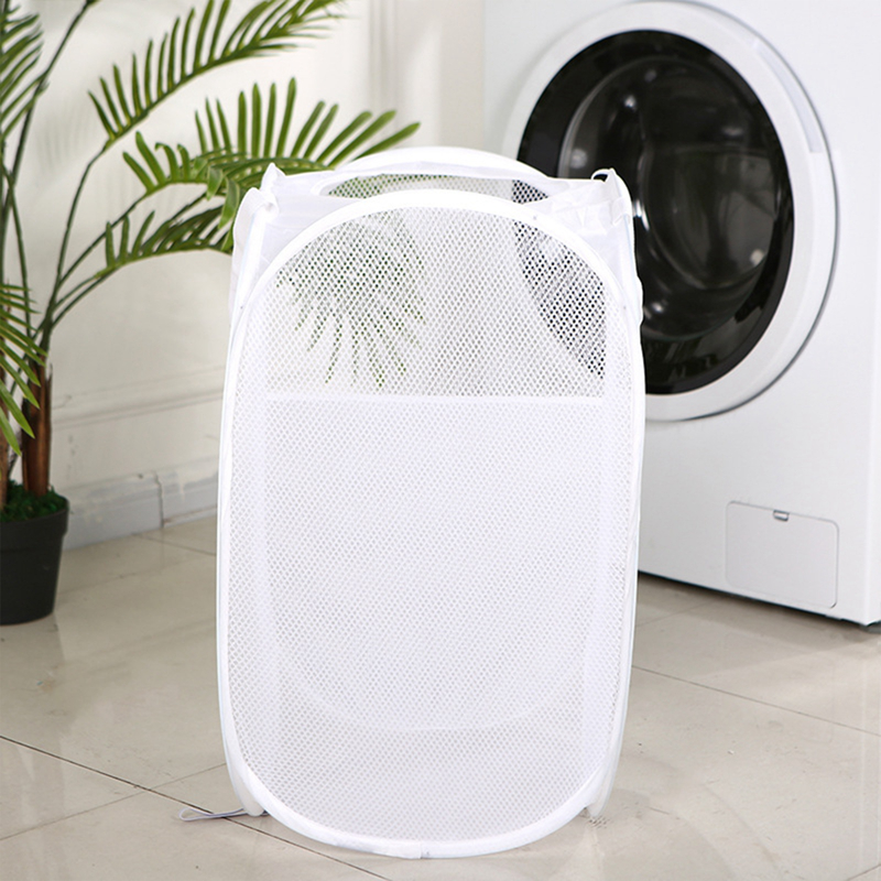 Liliar Foldable Laundry Baskets,Foldable Laundry Basket With Handle, Mesh Laundry Basket For Children's Room, College Dorm, Camping And Travel