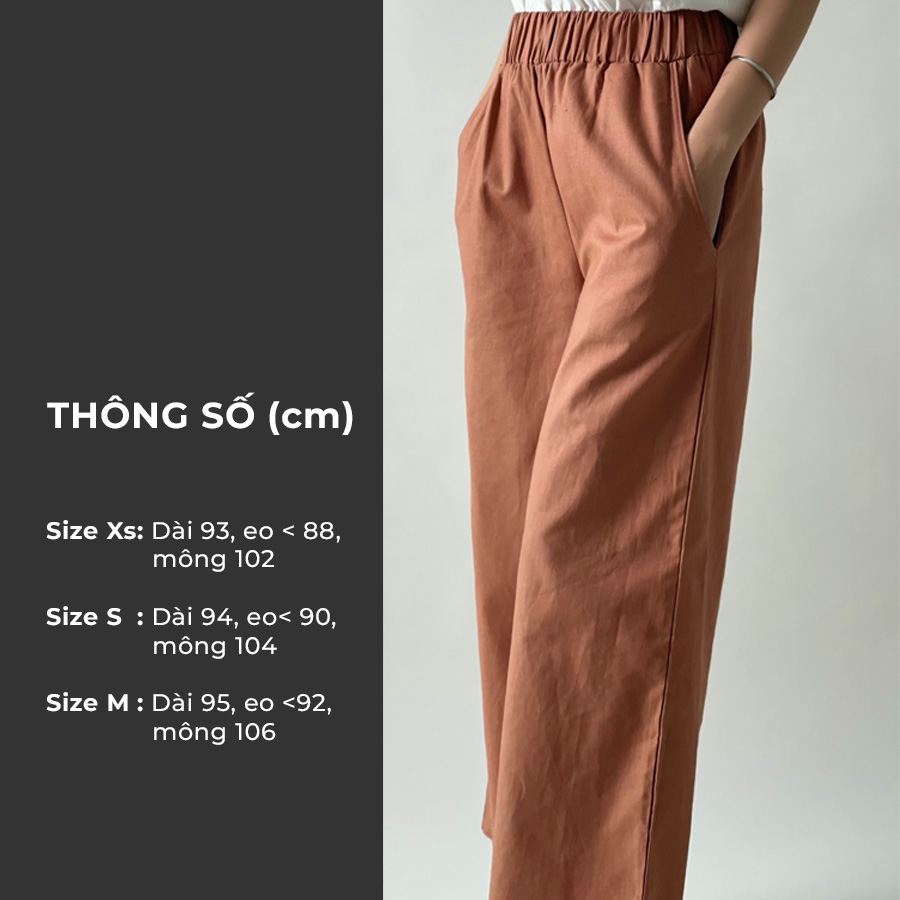 [ Flash sale ] Hàng VNXK QUẦN LINEN LƯNG THUN