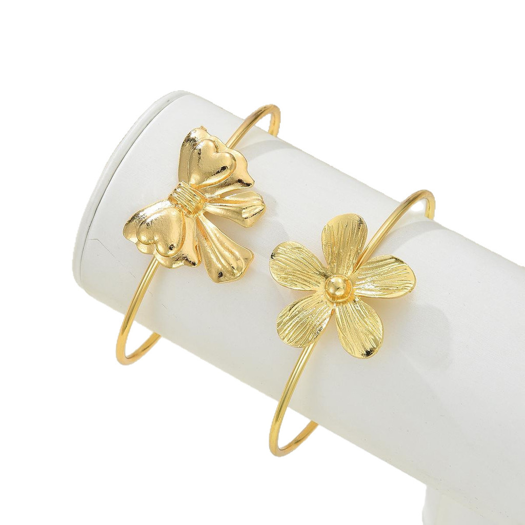 New%202025%202Pcs/Set%20Buy%201%20Take%201%20Retro%20Bow%20Knot%20Bracelet%20Bangles%20for%20Women%20Girl%20Gold%20Metal%20Fashion%20Accessories%20Gifts%20-%20Image%206