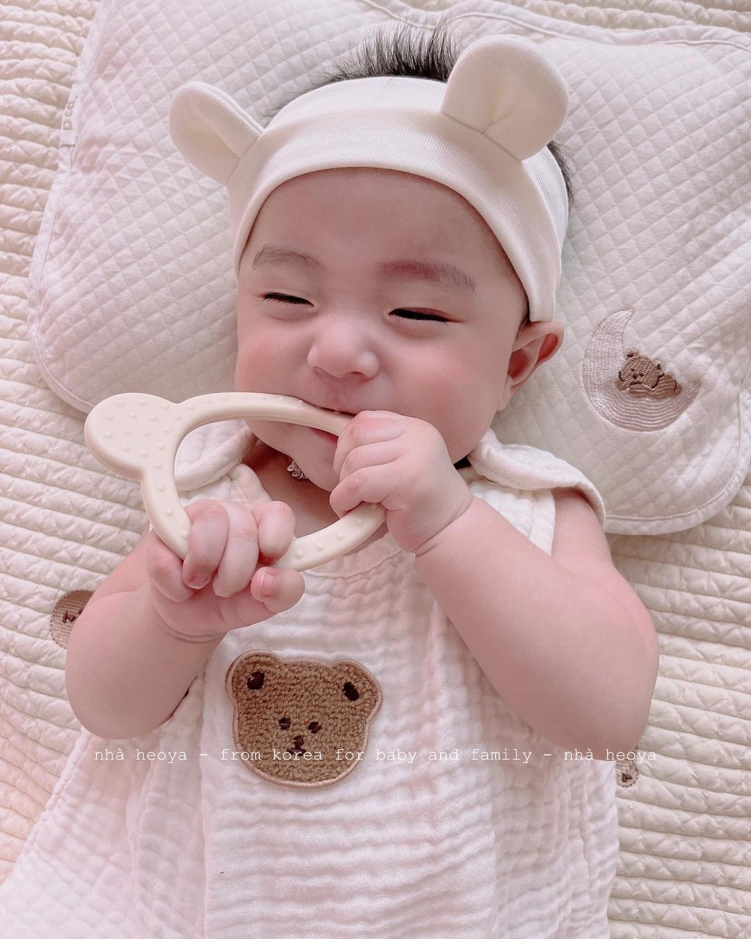 GẶM NƯỚU GẤU SILICONE DOTTODOT MADE IN KOREA