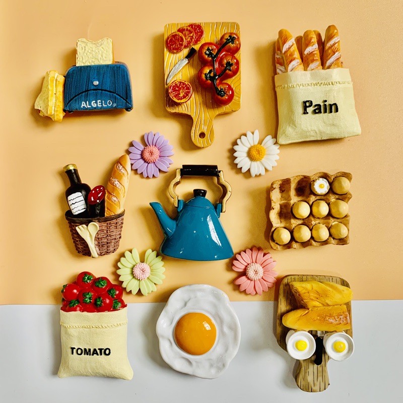 Nam châm hít dán dính tủ lạnh siêu mạnh, nam châm vĩnh cửu dán tủ lạnh hình phụ kiện nhà bếp - TUHUHOUSE