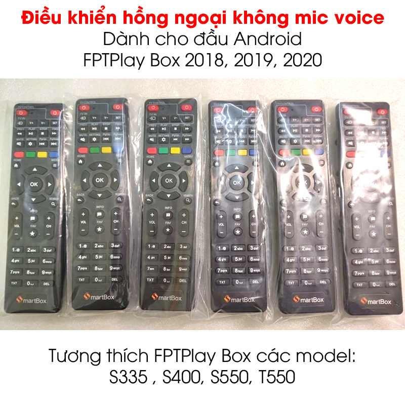 Điều khiển cho đầu Android FPTPlay Box các phiên bản - Thanh lý ( Đọc kỹ mô tả )