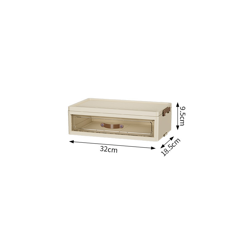 Stationery storage box, student dormitory study, desktop storage cabinet, multi-functional plastic drawer-type large-capacity shelf