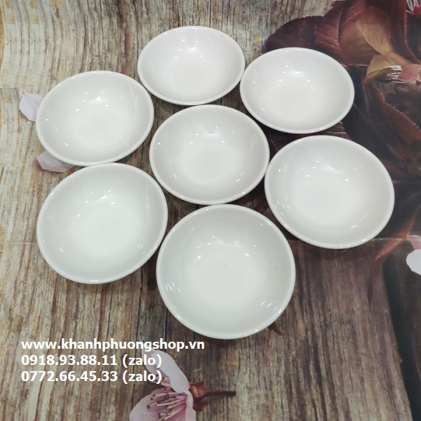 chén muối tiêu nhỏ sứ Minh Long - chén muối tiêu nhỏ