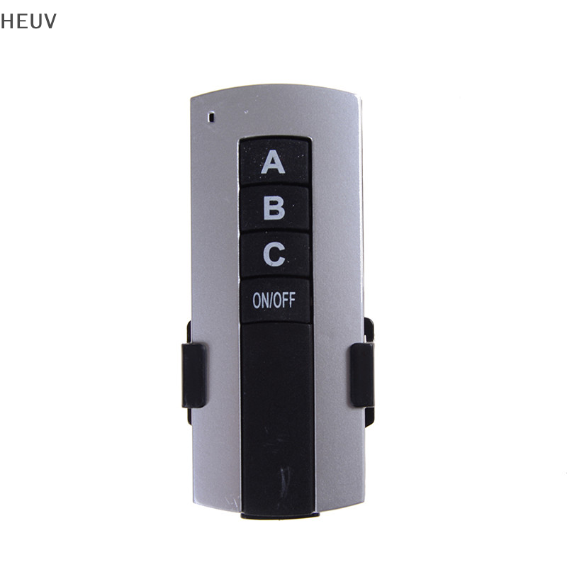 HEUV 3 Channel Wireless Remote Control Switch Digital Remote Control Switch
