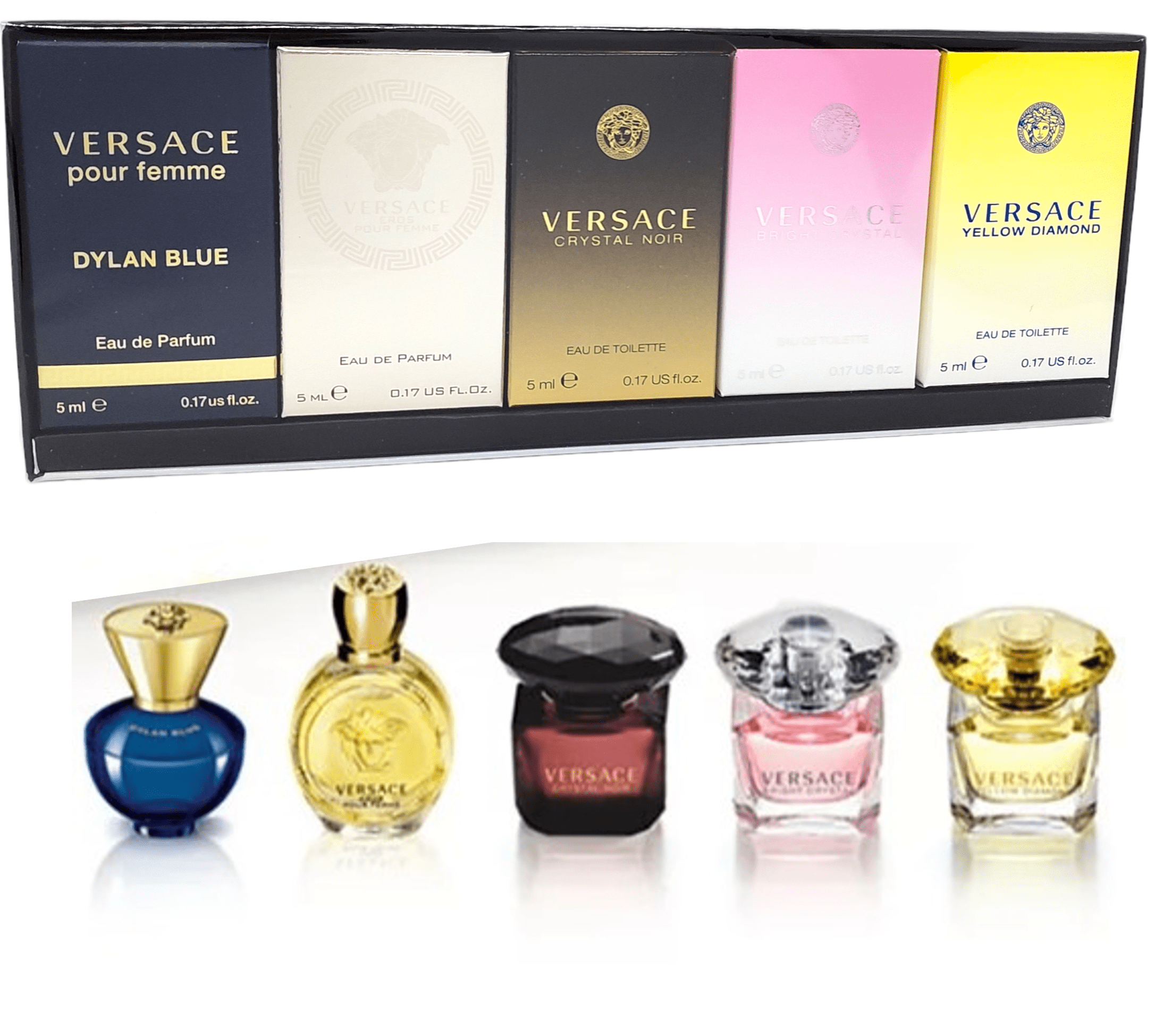 Versace Miniature Collections Perfume Gift Set | Women Miniature ...