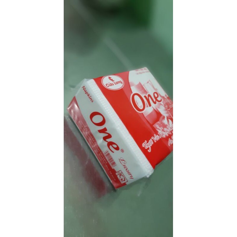 Giấy ăn vuông one cửu long 50 tờ ( 1 gói )