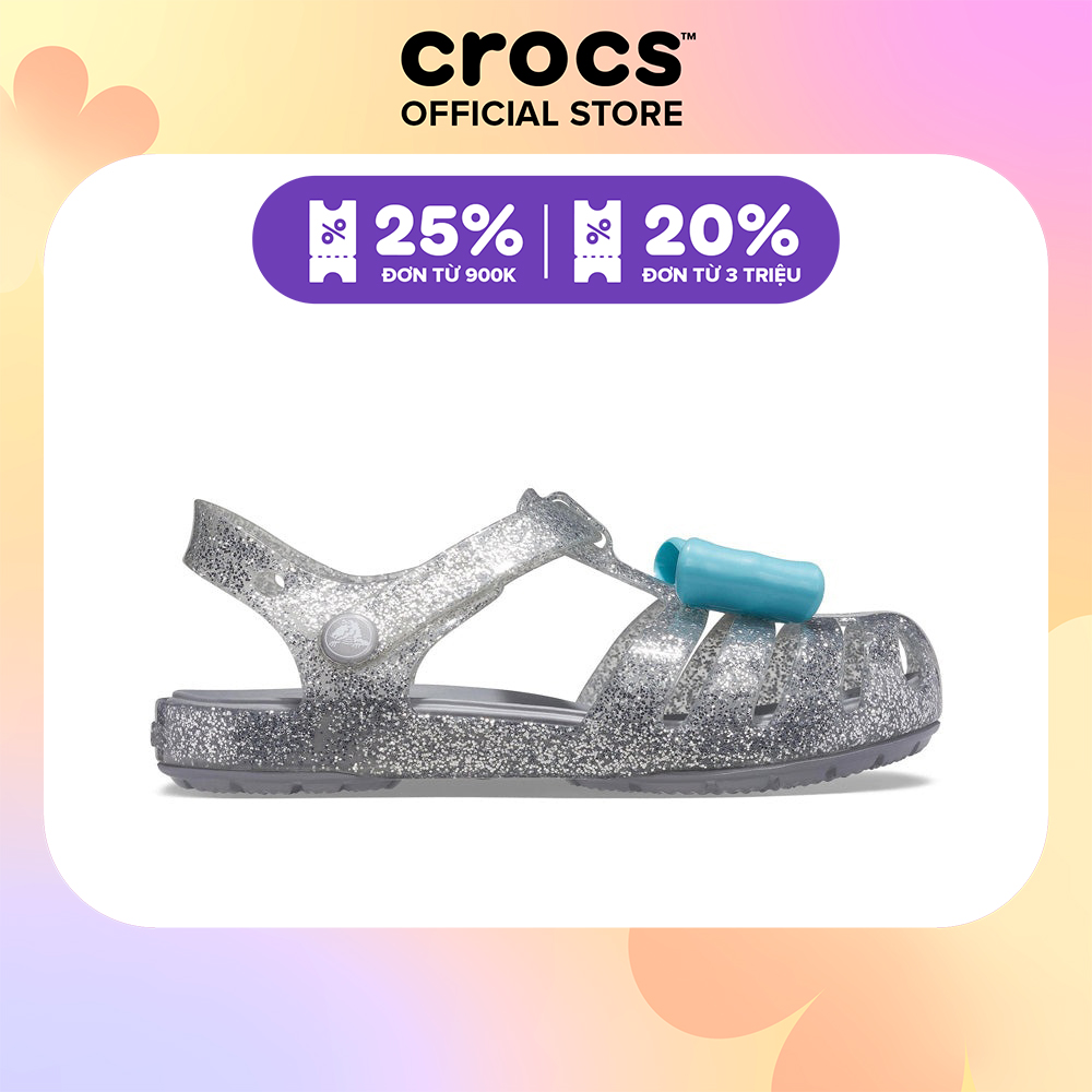 Xăng Đan Trẻ Em Crocs Isabella - Silver - 206956-040