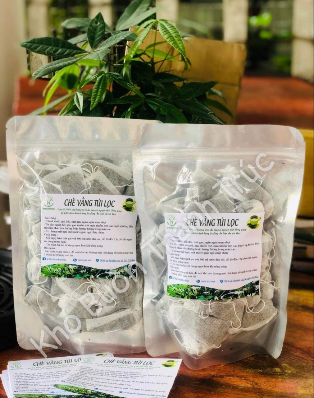 Chè Vằng Sẻ Túi Lọc Mix Cỏ Ngọt, Chè Vằng giảm Cân lợi sữa cho mẹ sau sinh