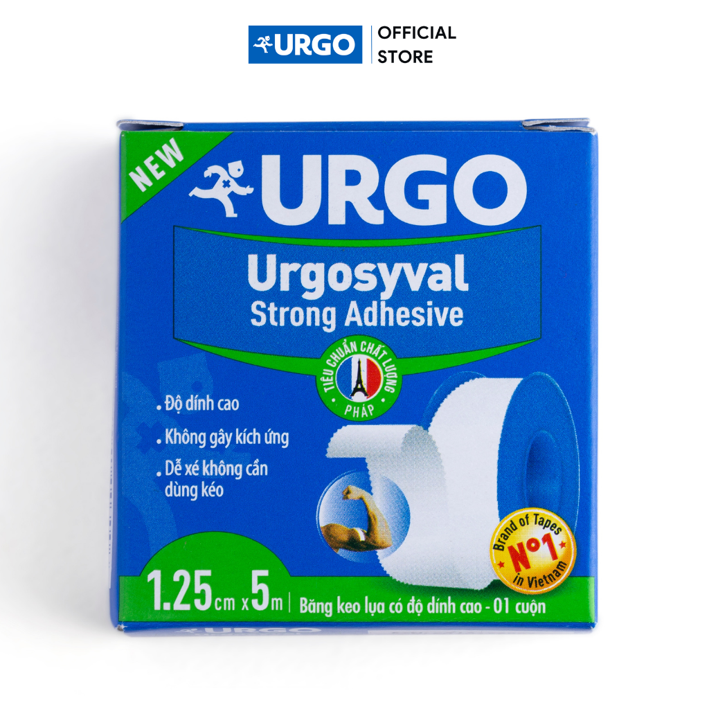 Băng kẹo lụa Urgosyval (Kích thước 1.25cm x 5m)