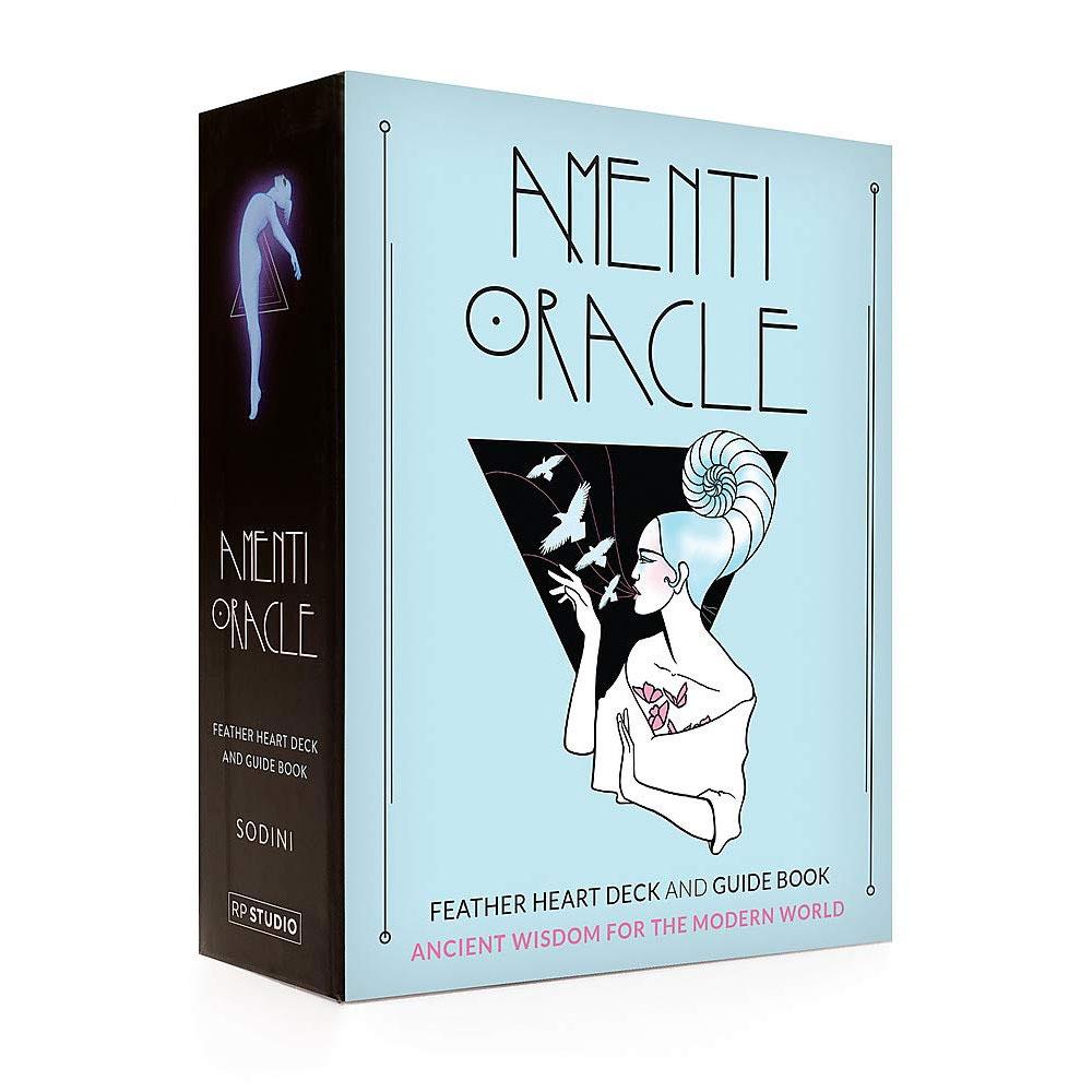 Amenti Oracle Feather Heart Deck English Card Game