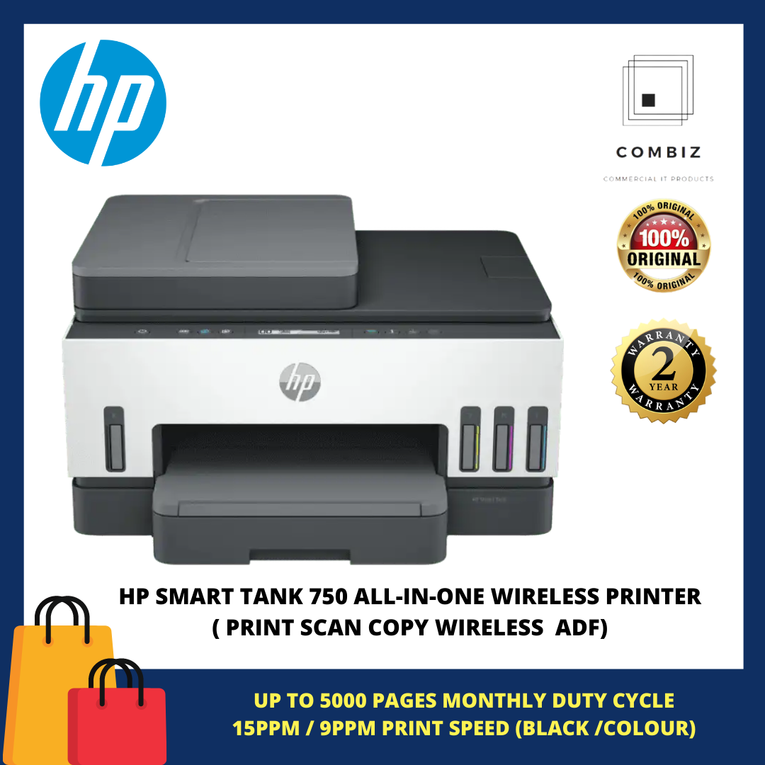 Hp Smart Tank All In One Wireless Printer Print Scan Copy Wireless Adf Stock Please