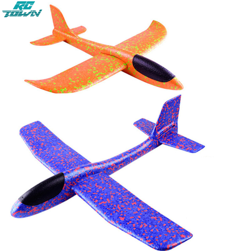 48cm Foam Hand Throw Airplane Outdoor Launch Glider Plane Kids Gift Toy